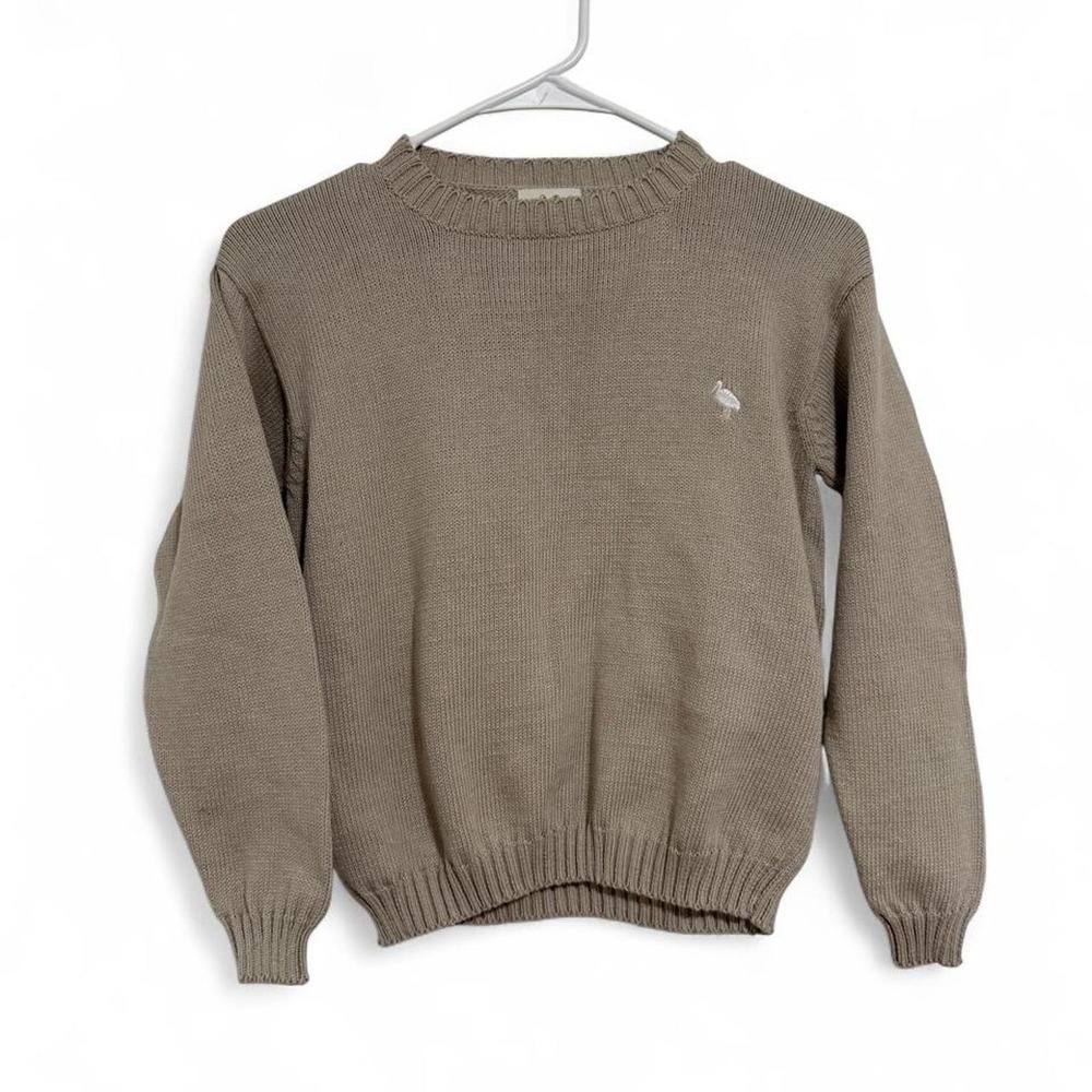 Classic and timeless knit crewneck sweater from The Beaufort Bonnet Company